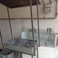 منقل و ویترین کبابی به همراه سیخ و ....