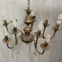 لوستر پنج شاخه کاملا سالم