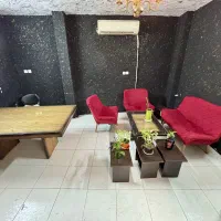 مبل ۴ نفره همراه با میز و عسلی + میز تحریر بزرگ