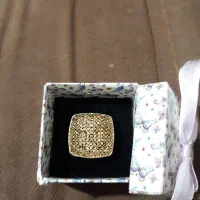 یک جفت گوشواره (۳ردیفه لوکس.ویک انگشتر تراش