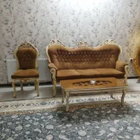 مبل سلطنتی 9نفره بانهارخوری|مبلمان خانگی و میز عسلی|مشهد, جانباز|دیوار