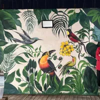 نقاشی ساختمان و اجرای هر طرحی|خدمات پیشه و مهارت|ماسال, |دیوار