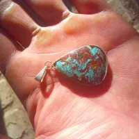 اویز فیروزه نیشابور نقره روز زن|جواهرات|رباطکریم, نوده|دیوار