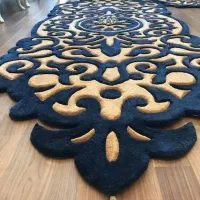 فرش نیمه دست بافت تافتینگ