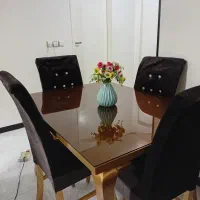 ناهار خوری چهار نفره در حد نو|میز و صندلی غذاخوری|شاهینشهر, عطار|دیوار