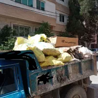 حمل نخاله مصالح ساختمانی نیسان کمپرسی