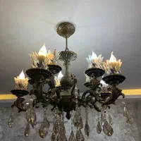 لوستر بسیار شیک در حد نو با جنس بدنه عالی|لوستر و چراغ آویز|اصفهان, بهارستان|دیوار