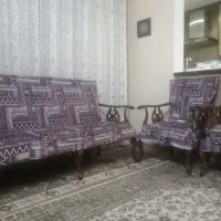 مبل هفت نفره استیل چوب راش بدون ی لکه خط|مبلمان خانگی و میز عسلی|تهران, قاسمآباد|دیوار