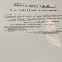 MacBook Pro M3 Pro ( MRW13 ) Open Box|رایانه همراه|تهران, ولنجک|دیوار