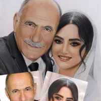 سفارش طراحی چهره سیاه قلم مدادرنگی نقاشی