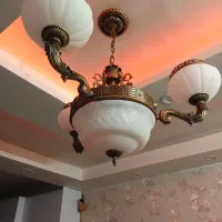 دوعدد لوستر برنز