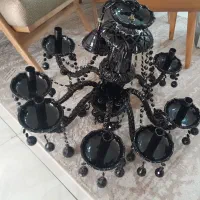 لوستر ۵ و ۸ شاخه مشکی|لوستر و چراغ آویز|تهران, مجیدیه|دیوار