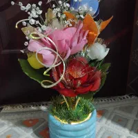 گل چراغدار|گل مصنوعی|گلستان (تهران), |دیوار