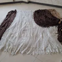 پرده پذیرایی با آستر و والان و کتیبه و لوازم|پرده، رانر، رومیزی|قائمشهر, |دیوار