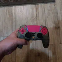 dual sensce Nova pink PS5 کنترلر|کنسول، بازی ویدئویی و آنلاین|رشت, کاکتوس|دیوار