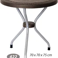 میز و صندلی گرد پلاستیکی 3گوش کد 705