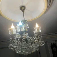 یک جفت لوستر کریستال 6شعله|لوستر و چراغ آویز|تهران, دانشگاه شریف|دیوار