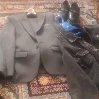 کت وشلواردوجفت کفش دوعددکت بچه گانه