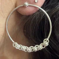 گوشواره نقره دست ساز