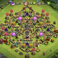 اکانت کلش اف کلنز تان هال 9 فول مکس