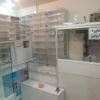 دکور کامل و پیشخوان داروخانه ام دی اف