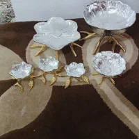 سرویس لوتوس بزرگ ۲رنگ آلومینوم
