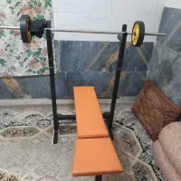 دستگاه پرس سینه همراه وزنه