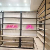 کد۱۲۸/فورتیک/مدرن قفسه/ترکیب فلز و بستی رگال دار