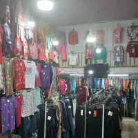 فروش اجناس مغازه پوشاک با کلیه وسایل