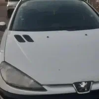 پژو ۲۰۶ سفید ۸۹ تیپ ۲|خودرو سواری و وانت|مرودشت, ژیان|دیوار