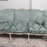 مبل ۹ نفره استیل راحتی.میز جلو مبل.میز ناهار خوری