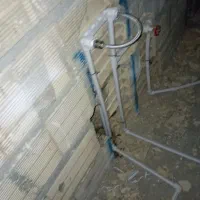 اجرای لوله کشی سفید فاضلاب واجرای لوله پنج لایه