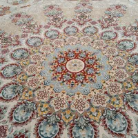 یک جفت فرش ۱۲متری ۱۲۰۰شانه گل برجسته‌ نسکافه ای|فرش|تهران, تولید دارو|دیوار