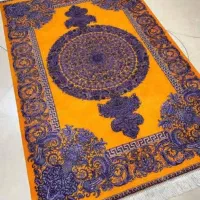 فرش ستاره کویرکاشان/700شانه مدل2025 فیروزه ای