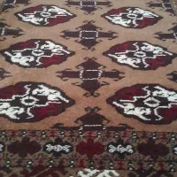 قالیچه ترکمن پشم دست بافت|فرش|بندر ترکمن, |دیوار