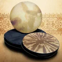 دو عدد دف کاملاً نو و آکبند با مشخصات حرفه‌ای