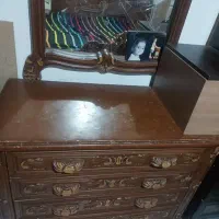 تخت خواب دونفره بدون تشک|تخت و سرویس خواب|بومهن, |دیوار