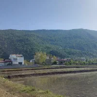 محدوده نمک آبرود1500متر لوکیشن عا لی 100متری بافت.