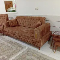 مبل هشت نفره و میز نهار خوری 6نفره در حد نو|مبلمان خانگی و میز عسلی|شهرضا, |دیوار