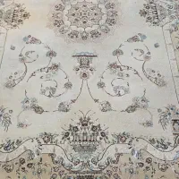 دو تخته فرش6متری کرم رنگ