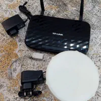 رادیو وایرلس sxt lite5 و روتر گیگ تی پی لینک