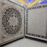 فرش ۷۰۰شانه صدف برجسته طلاکوب