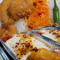 غذا چلومرغ فقط نهار 90هزار با پیک رایگان
