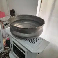 آفتابه مس با تاس مس گلابگیری قدیمی