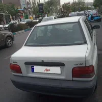 پراید سفید مدل 98 بی رنگ و سالم