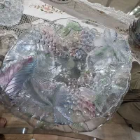 سرویس کریستال اصل چک ۱۴تیکه طرح برجسته ۷رنگ|ظروف سرو و پذیرایی|تهران, تهرانپارس غربی|دیوار