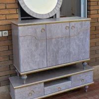 کنسول آینه زیبا و جذاب|بوفه، ویترین، کنسول|کرج, پیشاهنگی|دیوار