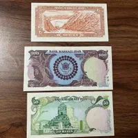 ۳ برگ اسکناس پهلوی کلکسیونی بانکی|کلکسیون سکه، تمبر، اسکناس|گنبد کاووس, |دیوار