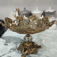 ظرف میوه خوری آجیل خوری جا کاردی برنز نونو