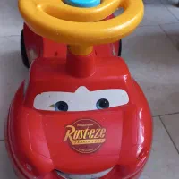 ماشین اسباب بازی مک کوئین به اضافه صندلی کودک